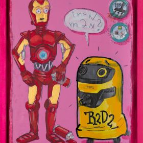 R2D2 Iron Man 52x42K